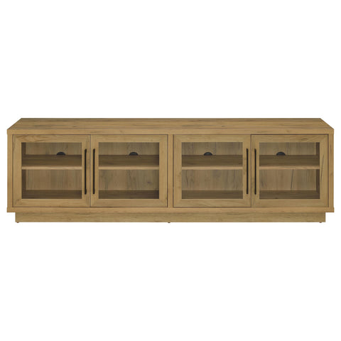Rennes 4-Door TV Stand for TVs up to 85 Inches Golden Oak