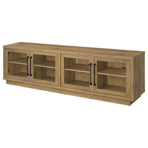Rennes 4-Door TV Stand for TVs up to 85 Inches Golden Oak