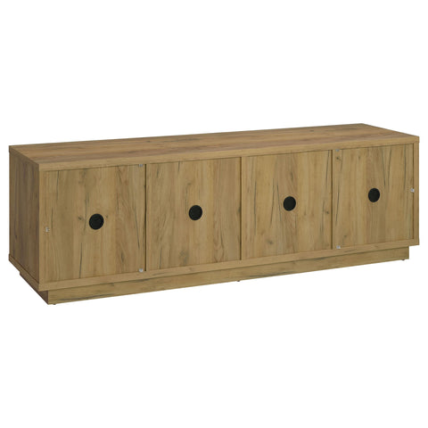 Rennes 4-Door TV Stand for TVs up to 85 Inches Golden Oak