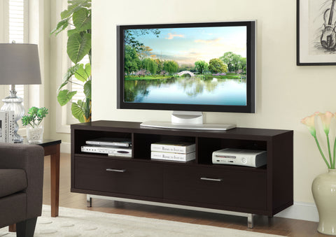 Marmot 2-drawer Engineered Wood 60" TV Stand CappuccinoCappuccino