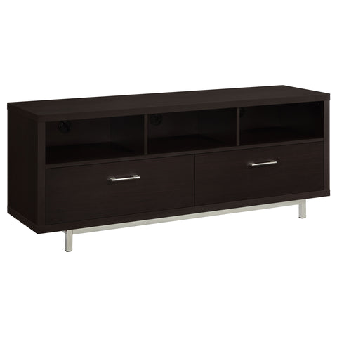 Marmot 2-drawer Engineered Wood 60" TV Stand CappuccinoCappuccino