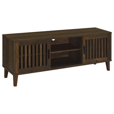 Glenwood 2-door Engineered Wood 60" TV Stand Dark PineDark Pine