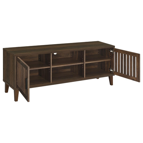 Glenwood 2-door Engineered Wood 60" TV Stand Dark PineDark Pine