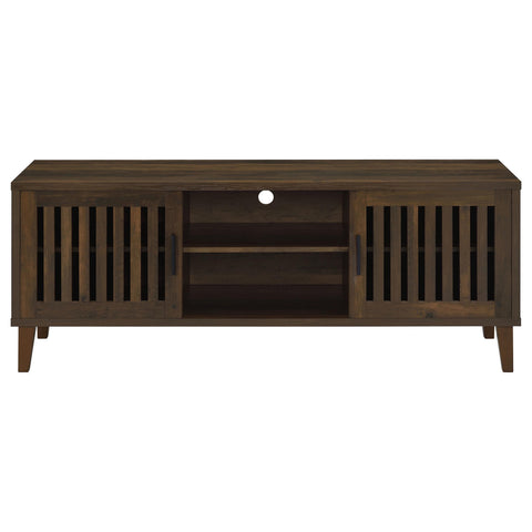 Glenwood 2-door Engineered Wood 60" TV Stand Dark PineDark Pine