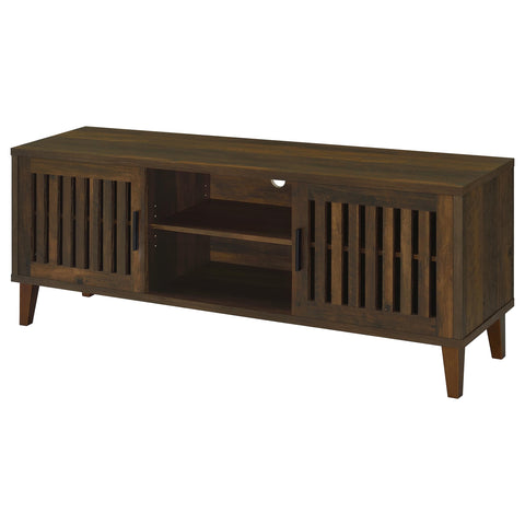 Glenwood 2-door Engineered Wood 60" TV Stand Dark PineDark Pine