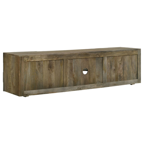 Kaywood 2-door Wood 70" TV Stand Media Console Mango BrownMango Brown