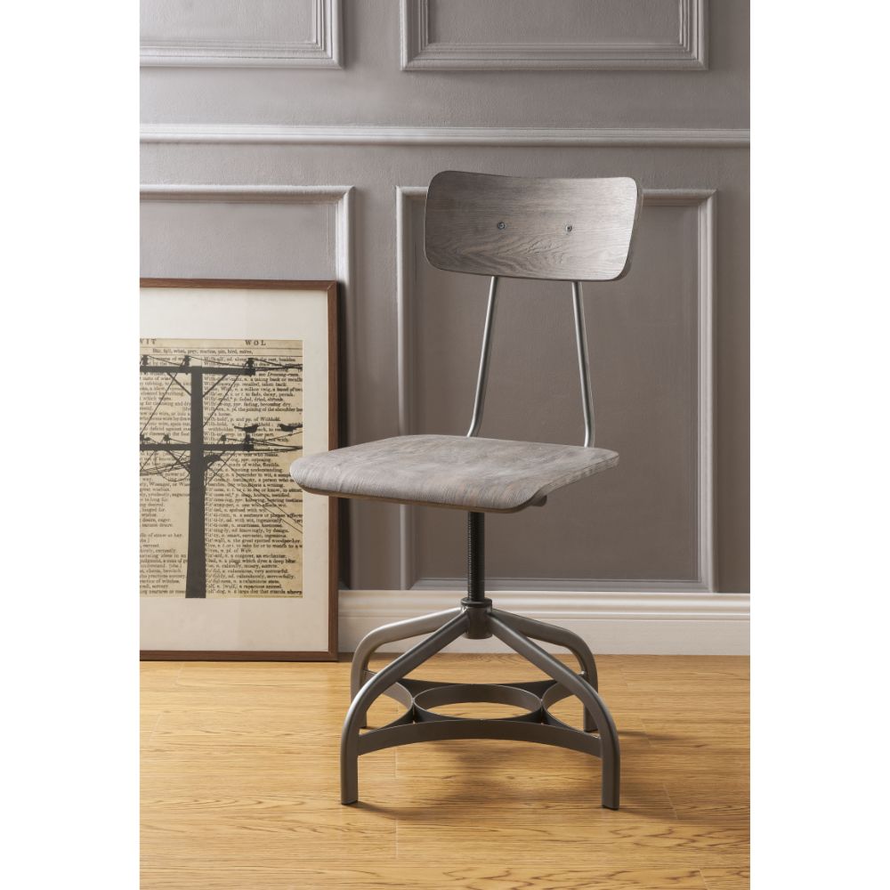 side chair w/swivel (set-2)