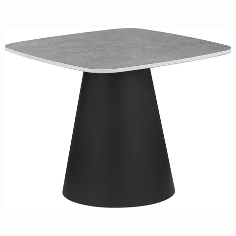 Nollet 2-piece Cocktail Coffee Table Set Concrete and Black