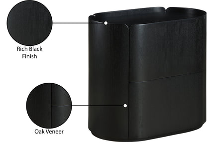 Anzio Black Night Stand