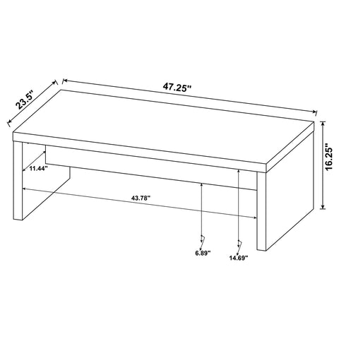 Mason 3-piece Rectangular Coffee and End Table Set Mango