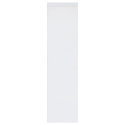 Comstock 3-shelf Engineered Wood Media Tower High Gloss WhiteWhite High Gloss