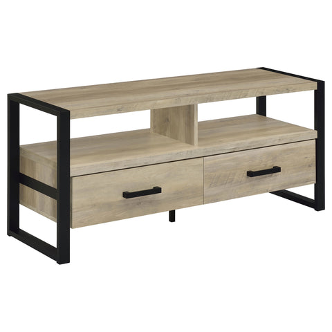 Cassidy 2-drawer Engineered Wood 48" TV Stand Distressed PineDistressed Pine