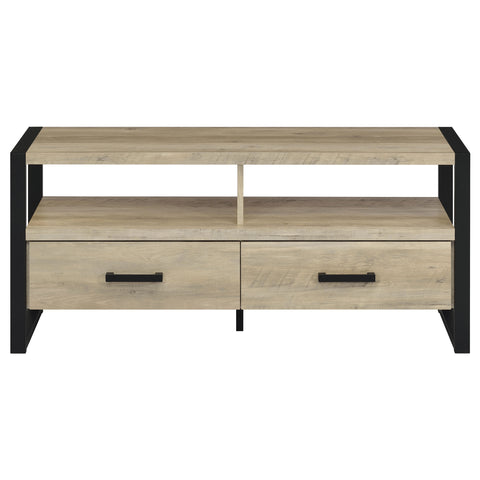 Cassidy 2-drawer Engineered Wood 48" TV Stand Distressed PineDistressed Pine