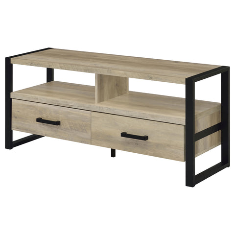 Cassidy 2-drawer Engineered Wood 48" TV Stand Distressed PineDistressed Pine
