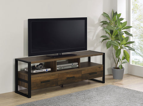 Cassidy 3-drawer Engineered Wood 60" TV Stand Dark PineDark Pine