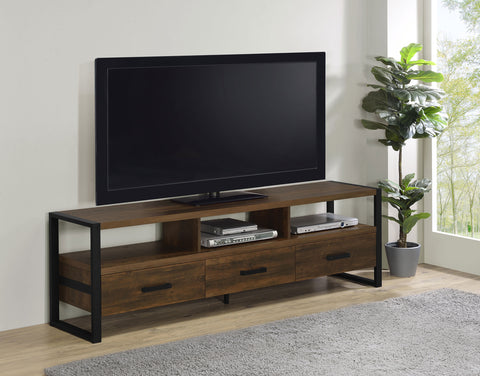 Cassidy 3-drawer Engineered Wood 71" TV Stand Dark PineDark Pine
