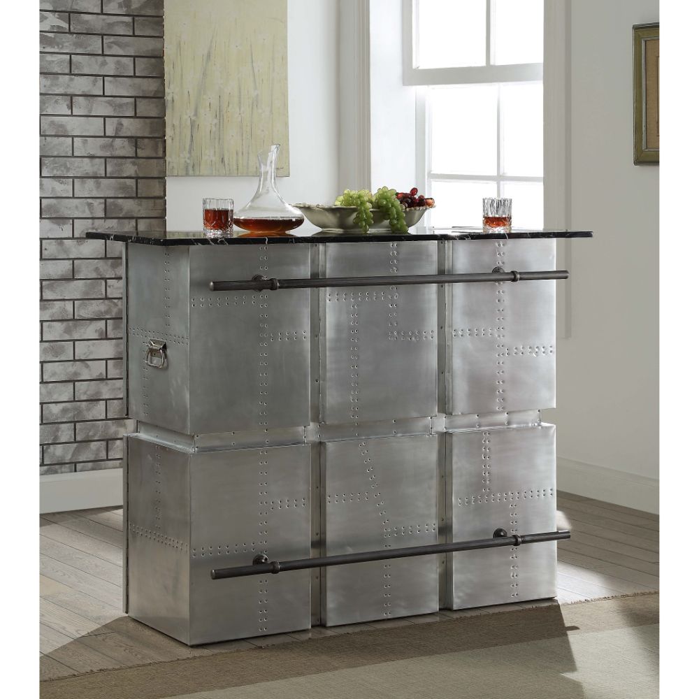 bar table w/marble top