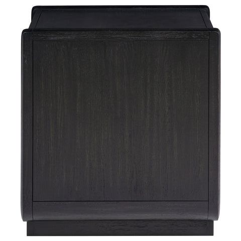 Clower 2-piece Wood Coffee and End Table Set Burnished Black