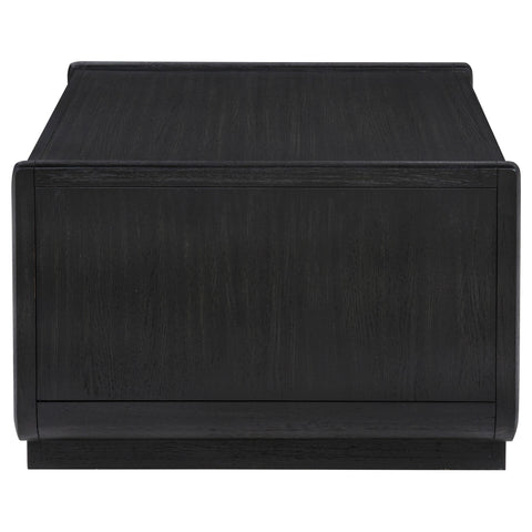 Clower 2-piece Wood Coffee and End Table Set Burnished Black