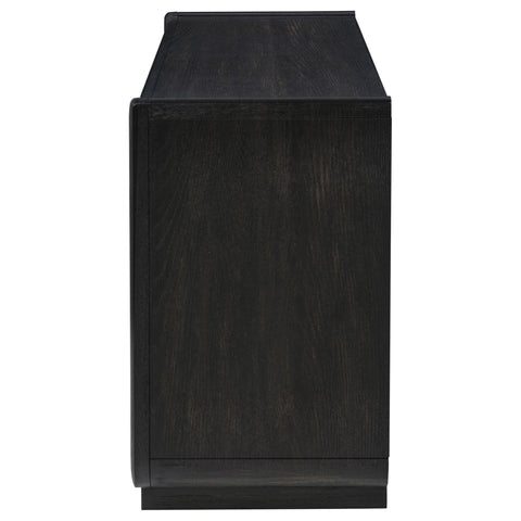 Clower 2-drawer Entryway Sofa Console Table Burnished Black