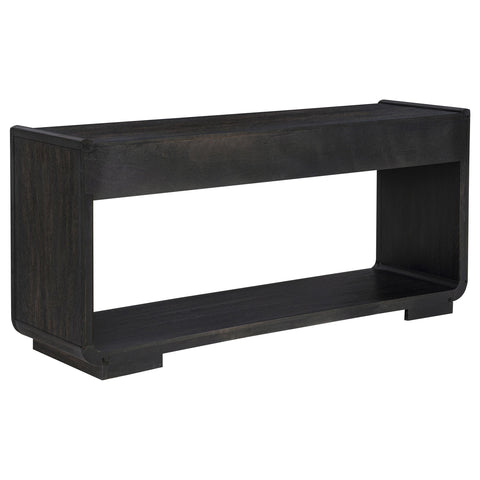 Clower 2-drawer Entryway Sofa Console Table Burnished Black
