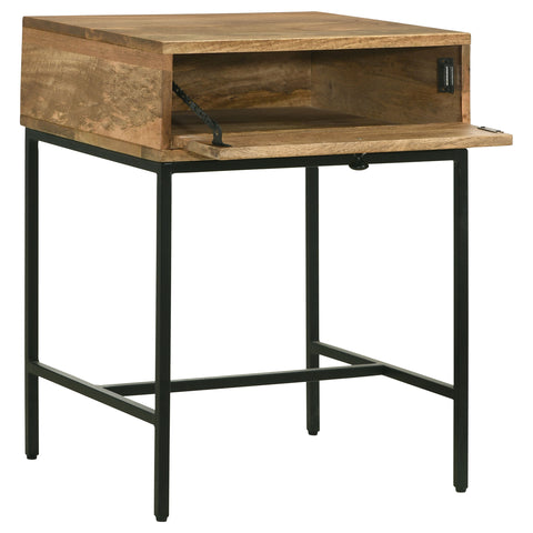 Dennison 3-piece Square Coffee and End Table Set Honey Brown
