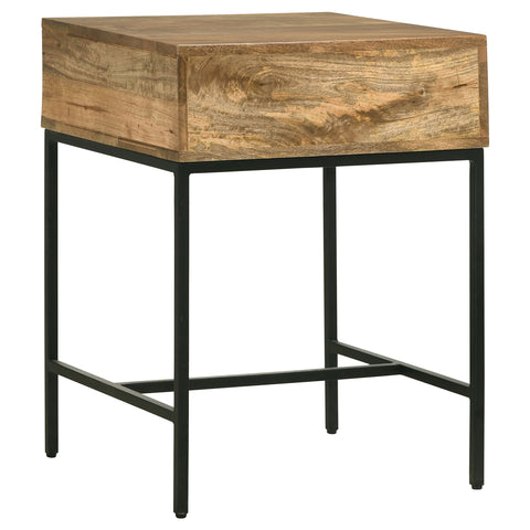 Dennison 3-piece Square Coffee and End Table Set Honey Brown
