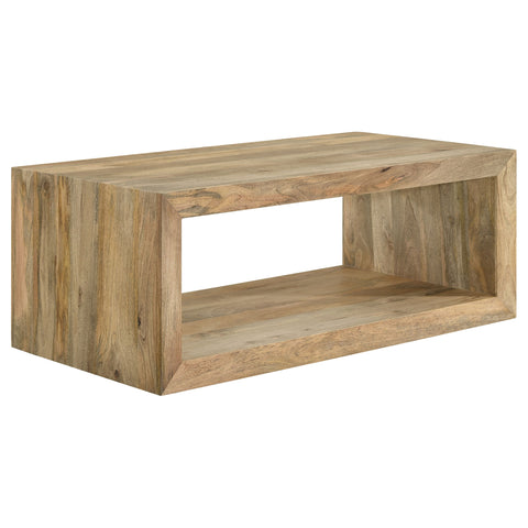 Moore 2-piece Solid Mango Coffee and End Table Set Natural