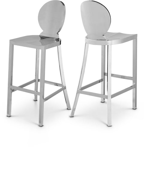 Prescott Chrome Chrome Stainless Steel Bar Stool, 1 Piece