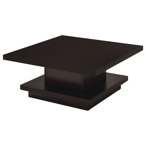 Tisdall 3-piece Square Coffee and End Table Set Cappuccino