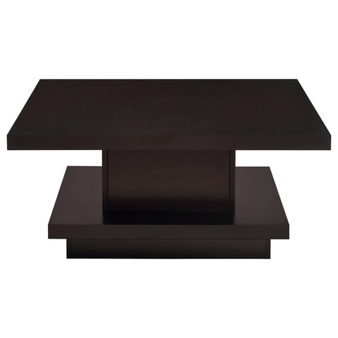 Tisdall 3-piece Square Coffee and End Table Set Cappuccino