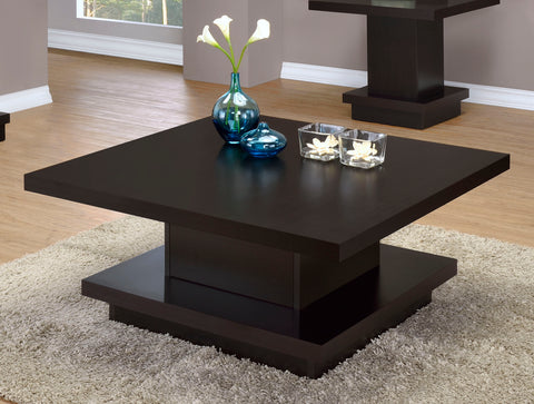 Pepita Square Engineered Wood Coffee Table CappuccinoCappuccino