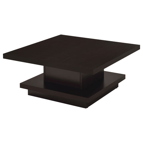 Pepita Square Engineered Wood Coffee Table CappuccinoCappuccino
