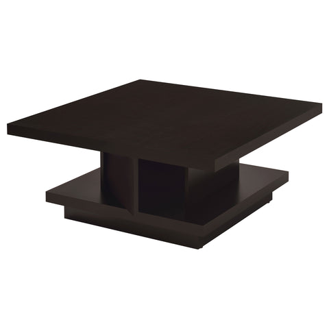 Pepita Square Engineered Wood Coffee Table CappuccinoCappuccino