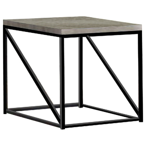 Dalton Square Engineered Wood End Table Sonoma GreySonoma Grey