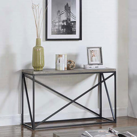 Dalton Rectangular Entryway Console Table Sonoma GreySonoma Grey