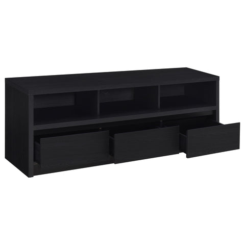 Cragen 59-inch 3-drawer TV Stand Media Console Black