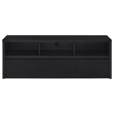 Cragen 59-inch 3-drawer TV Stand Media Console Black