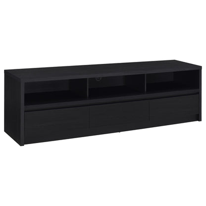 Cragen 78-inch 3-drawer TV Stand Media Console Black