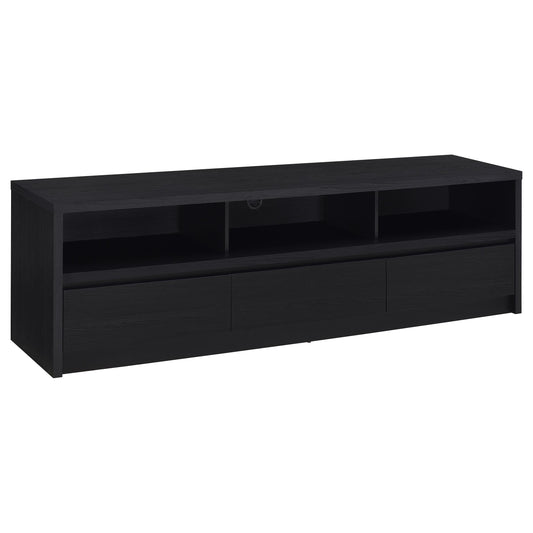 Cragen 78-inch 3-drawer TV Stand Media Console Black