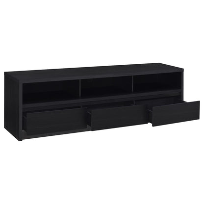 Cragen 78-inch 3-drawer TV Stand Media Console Black