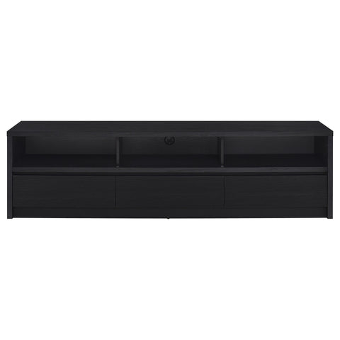 Cragen 78-inch 3-drawer TV Stand Media Console Black