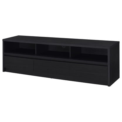 Cragen 78-inch 3-drawer TV Stand Media Console Black