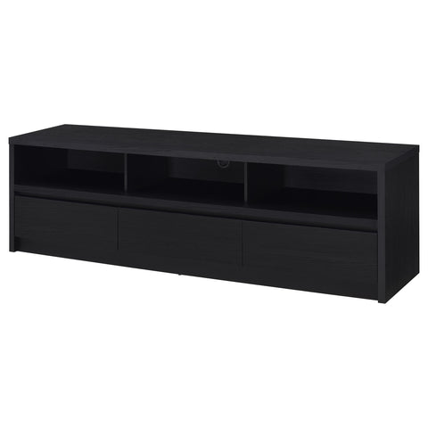Cragen 78-inch 3-drawer TV Stand Media Console Black
