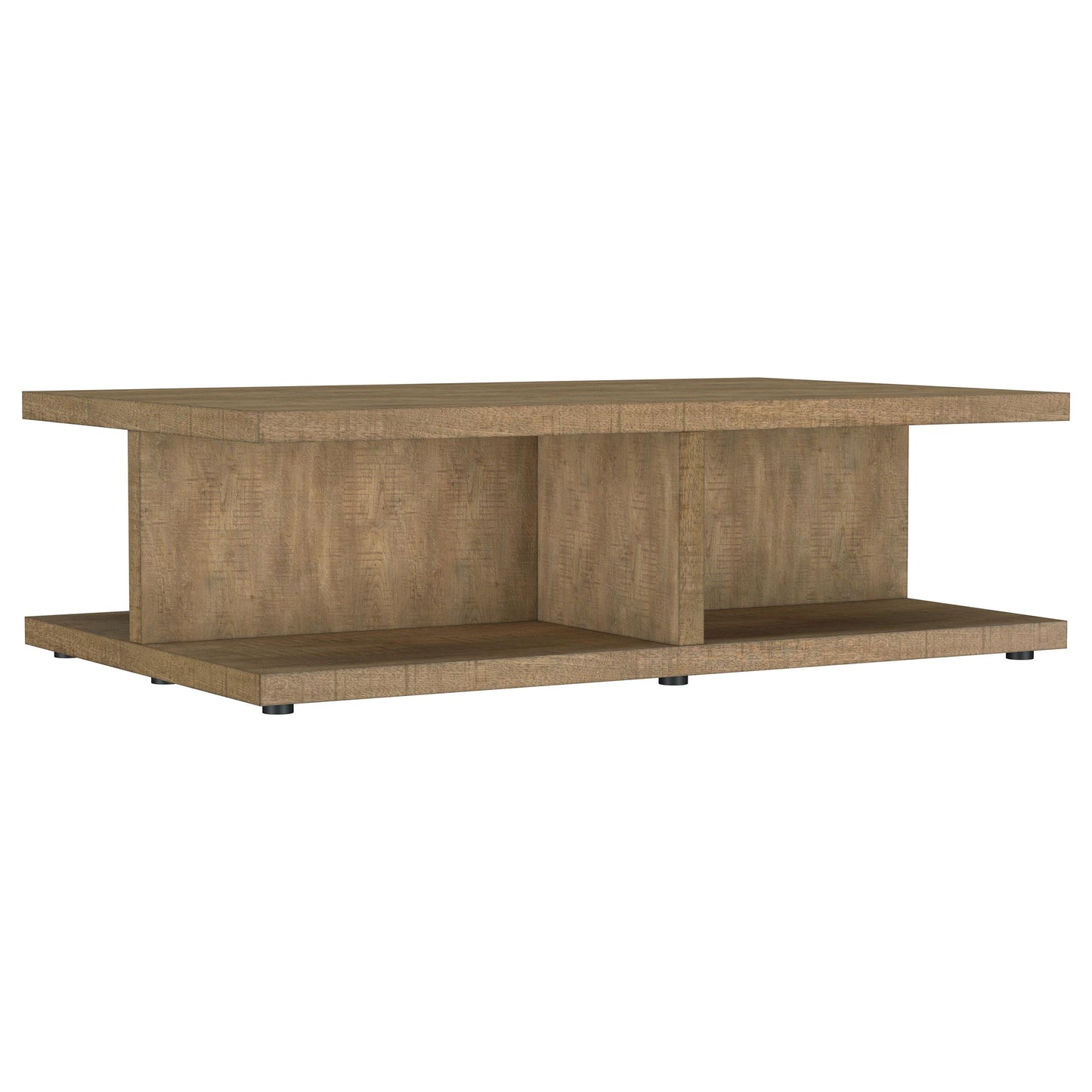 tavin square engineered wood cocktail coffee table mango