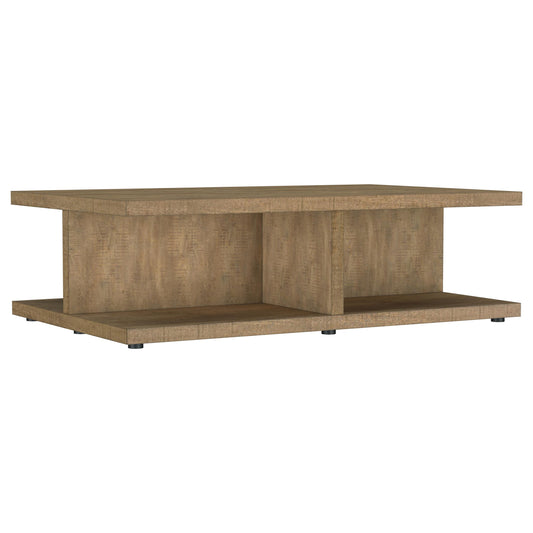 Tavin Square Engineered Wood Cocktail Coffee Table Mango