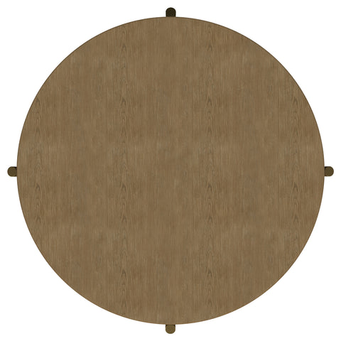 Linnea 2-piece Round Coffee and End Table Set Sand Wash