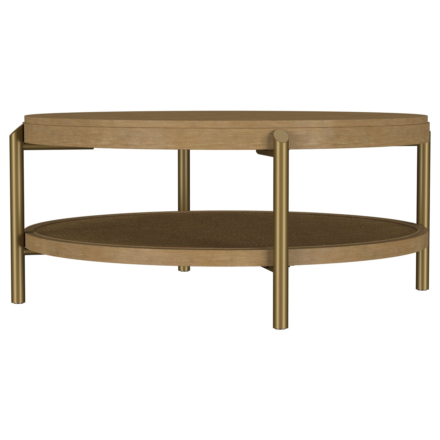 linnea 3-piece round coffee and end table set sand wash