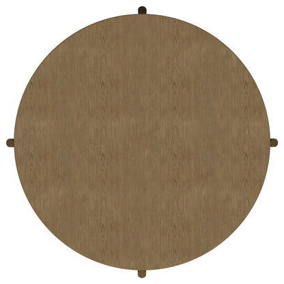 Linnea 3-piece Round Coffee and End Table Set Sand Wash