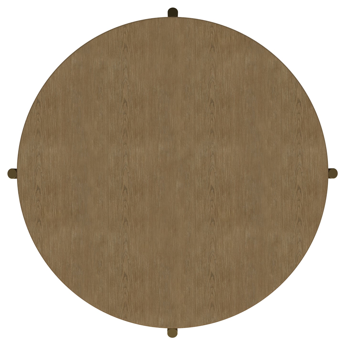 linnea round coffee table with storage shelf sand wash